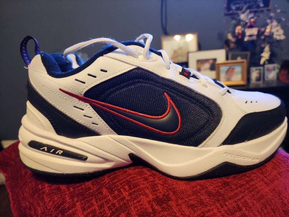Nike Monarch IV White Cross Training Shoes Men Size 11.5